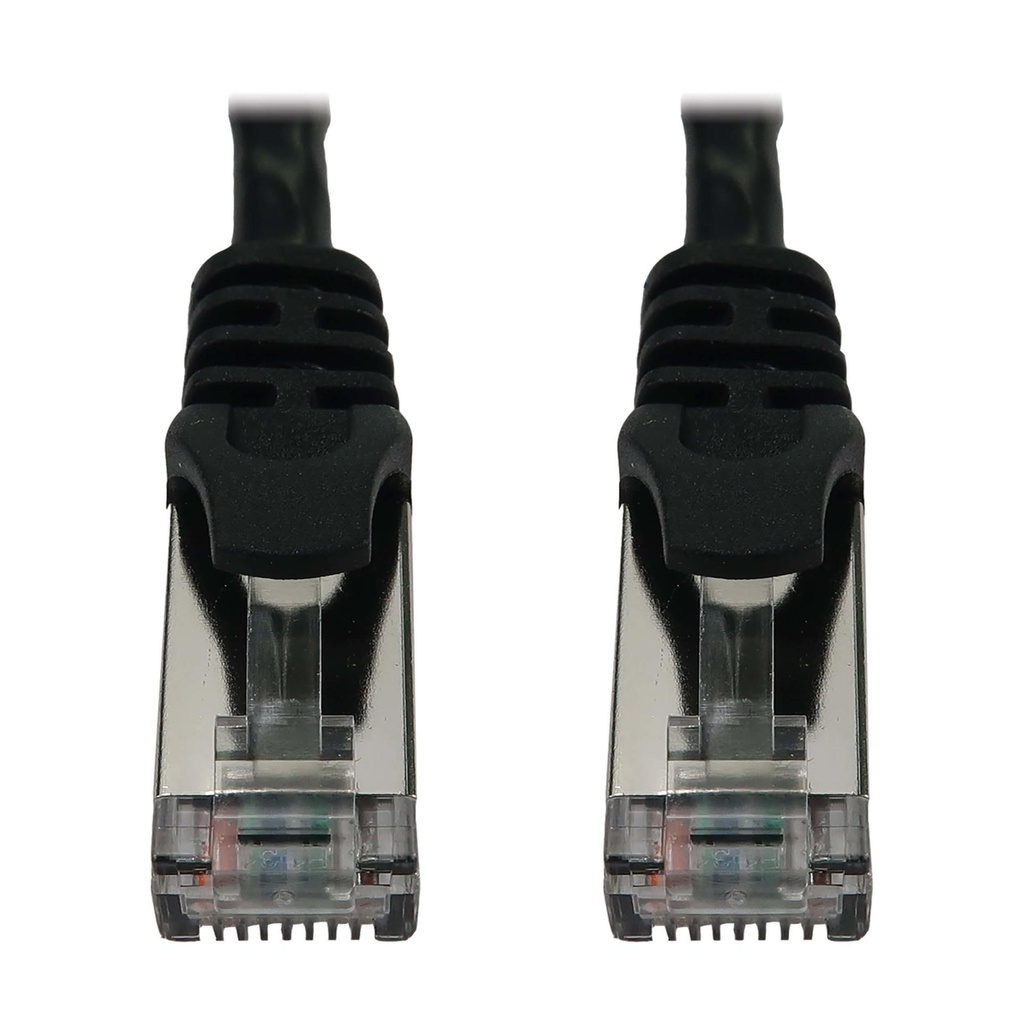 Tripp Lite N262-S01-BK, 0,3 m, Cat6a, S/UTP (STP), RJ-45, RJ-45