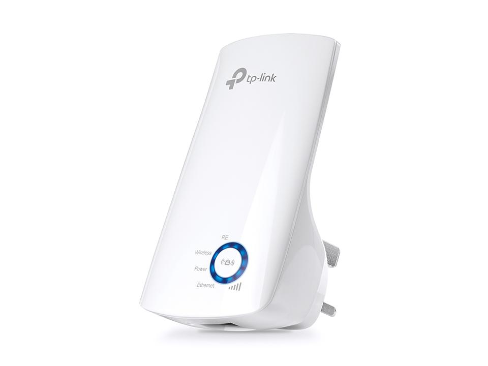 TP-Link 1x 10/100M RJ-45, 2.4~2.4835GHz, 300Mbps, 20 dBm, Blanc (TL-WA850RE)