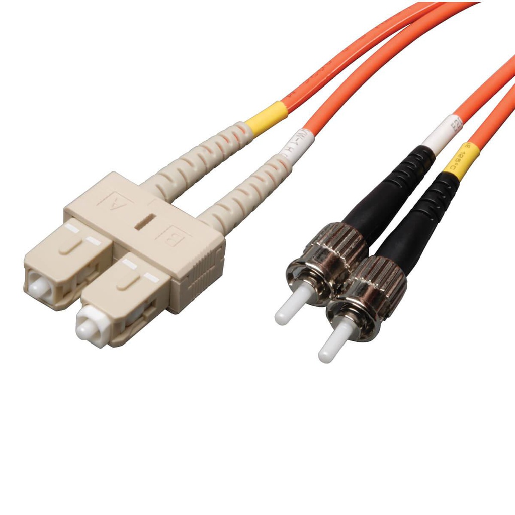 Tripp Lite Duplex Multimode 62.5/125 Fiber Patch Cable (SC/ST), 1M (3 ft.)