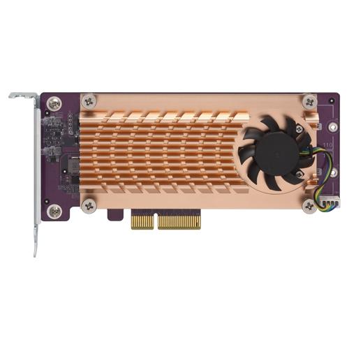 QNAP PCIe, 2 x M.2, NVMe, PCIe Gen2 x4 (QM2-2P-244A)