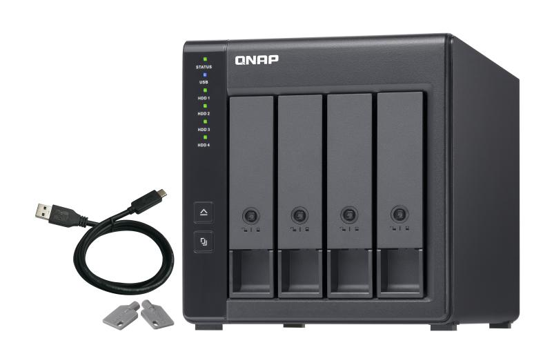 Boîtier de disque de stockage QNAP TR-004