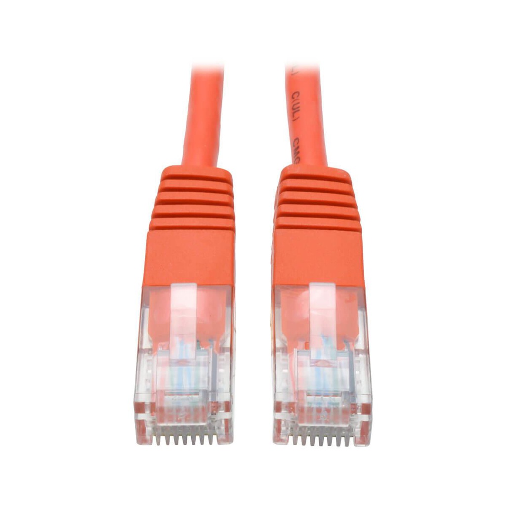 Tripp Lite N002-014-OR, 4,27 m, Cat5e, U/UTP (UTP), RJ-45, RJ-45