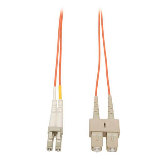 Tripp Lite Duplex Multimode 50/125 Fiber Patch Cable (LC/SC), 10M (33 ft.)