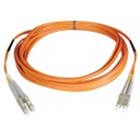 Tripp Lite Duplex Multimode 62.5/125 Fiber Patch Cable (LC/LC), 0.3M (1 ft.)