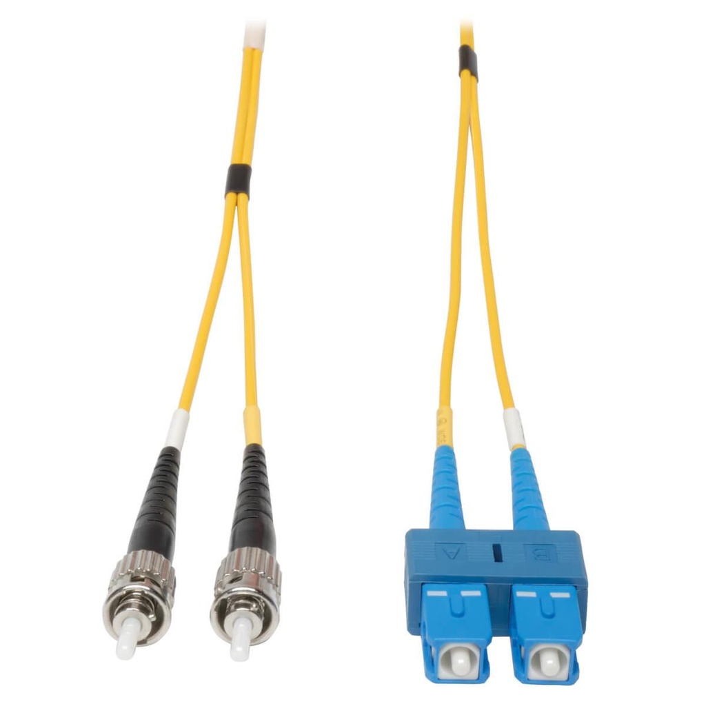 Tripp Lite Duplex Singlemode 9/125 Fiber Patch Cable (SC/ST), 2M (6 ft.)