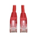 Tripp Lite N201-001-RD, 0,3 m, Cat6, U/UTP (UTP), RJ-45, RJ-45