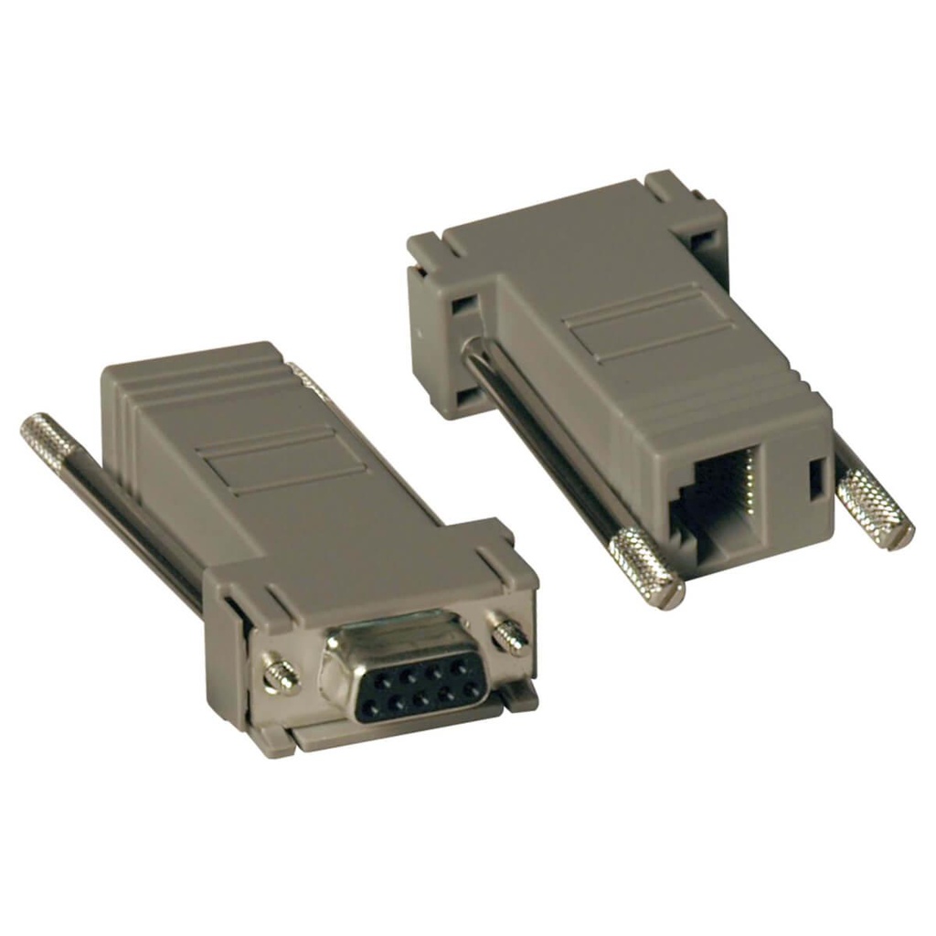 Tripp Lite Null Modem Serial DB9 Serial Modular Adapter Kit, 2x (DB9F to RJ45F)