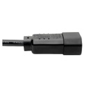 Tripp Lite PDU Power Cord, C13 to C14 - 10A, 250V, 18 AWG, 4 ft. (1.22 m), Black