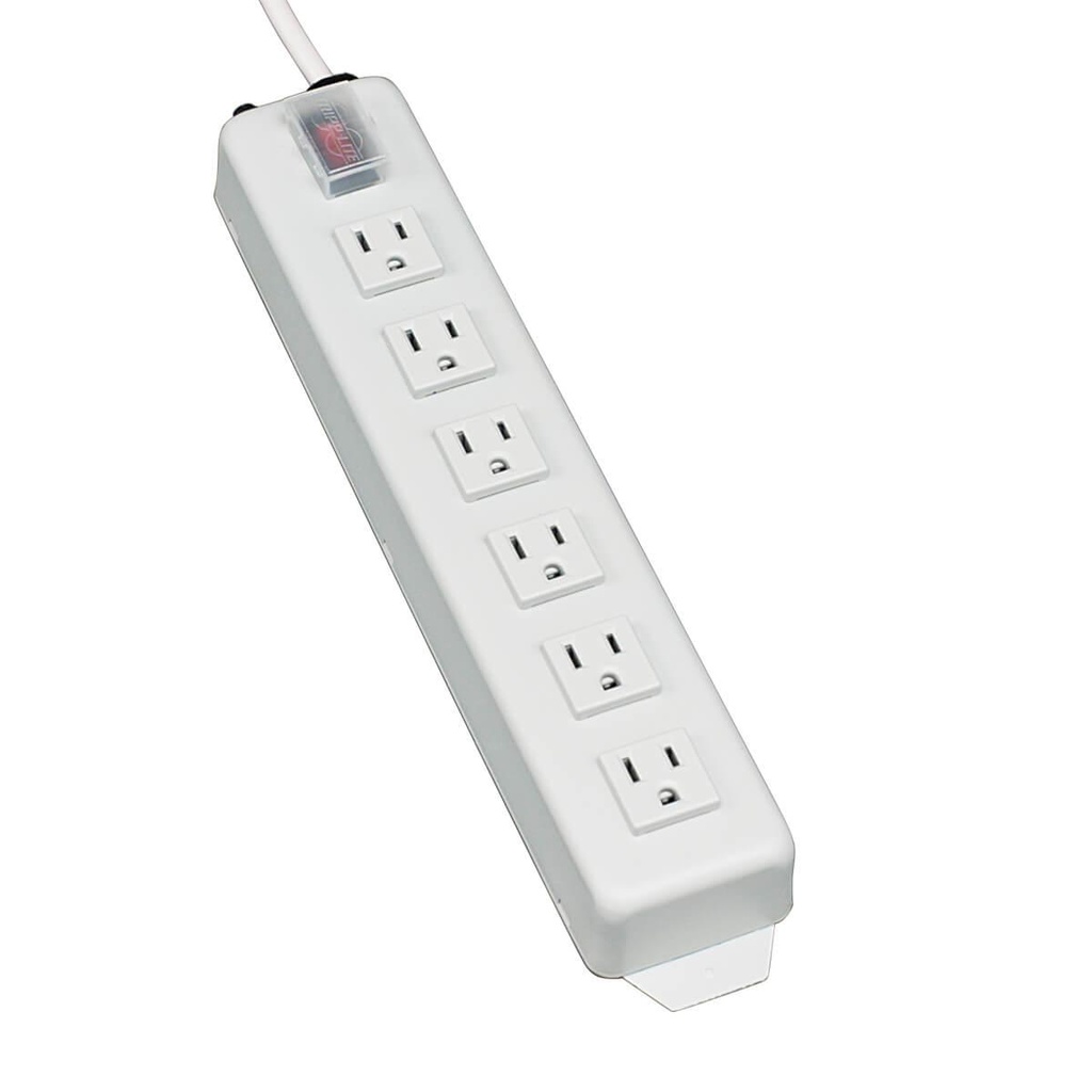 Tripp Lite TLM606NC, 6 AC outlet(s), 120 V, Grey, China, 1.8 m, 910 g