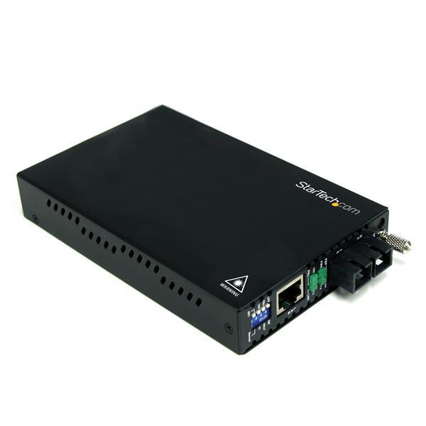 StarTech.com 10/100 Mbps Single Mode Fiber Media Converter SC 30 km