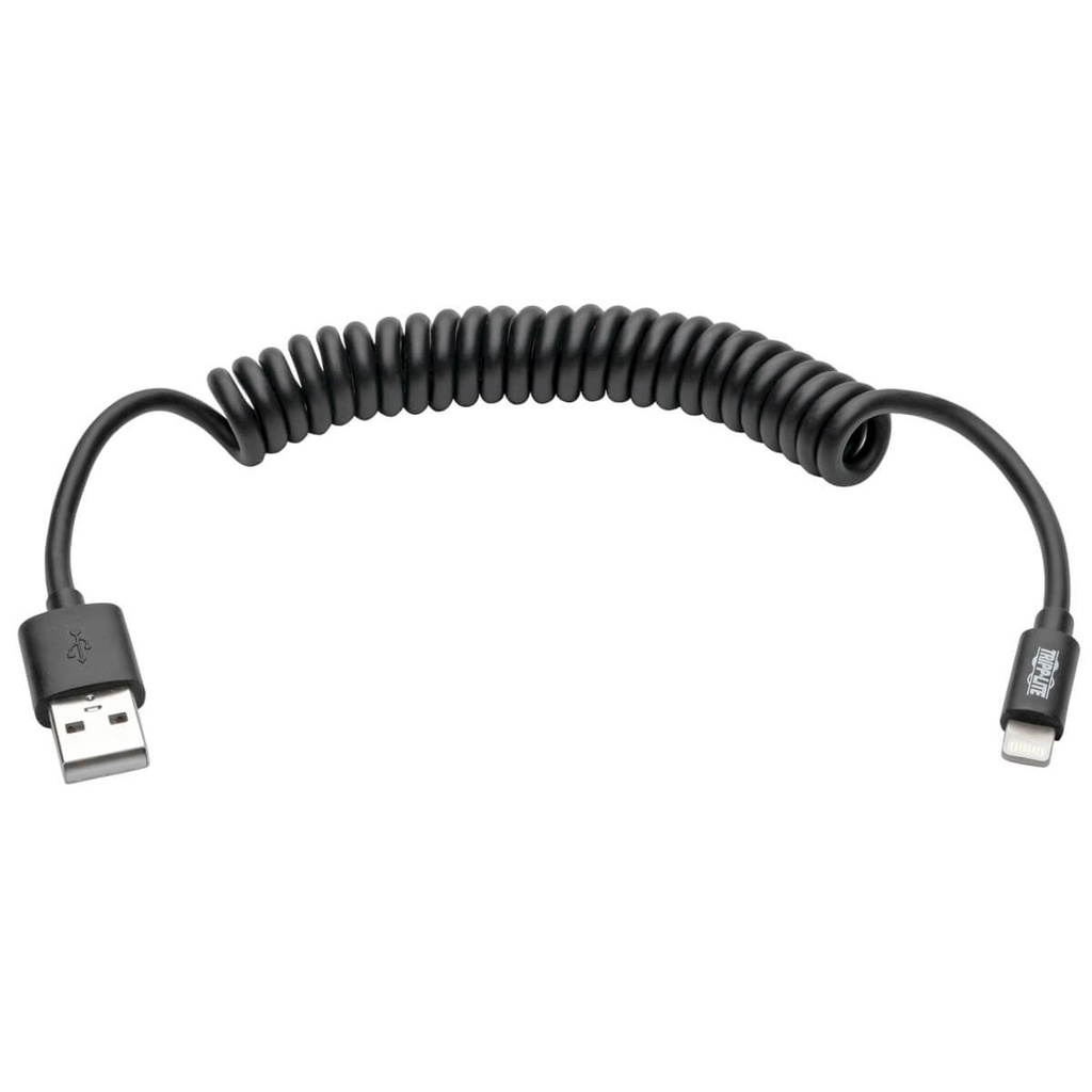 Tripp Lite M100-004COIL-BK lightning cable