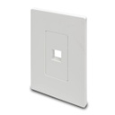 Tripp Lite Façade simple Keystone à 1 port, blanc, TAA (N080-101)