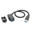 Câble USB Tripp Lite U324-001-KPA-BK