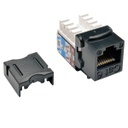 Tripp Lite Prise Keystone Cat6/Cat5e style 110 - Noir, paquet de 10, TAA