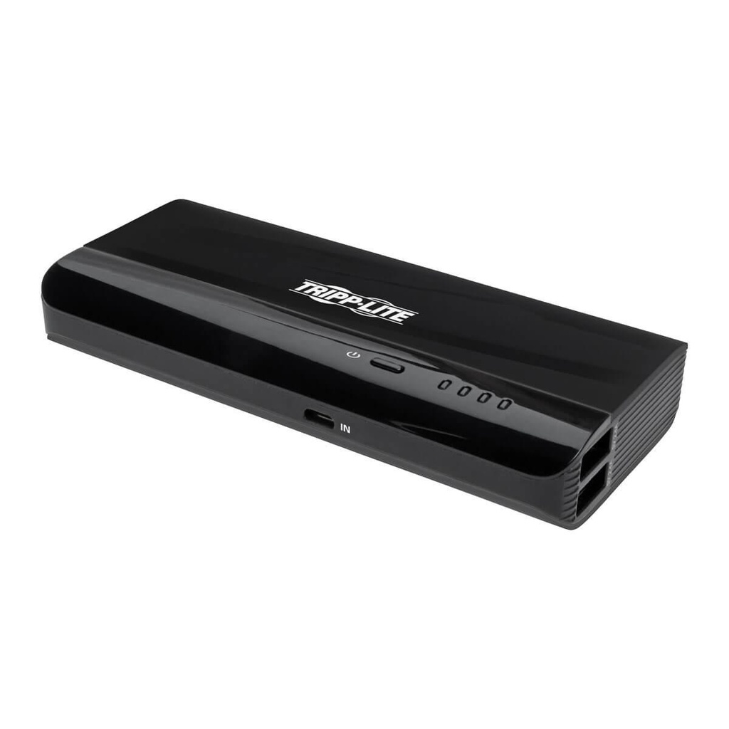 Tripp Lite UPB-12K0-S2X2U, 12000 mAh, Lithium-Ion (Li-Ion), Noir