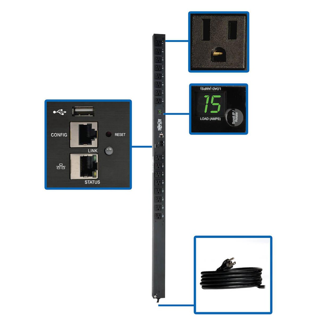 Tripp Lite PDUMV15NETLX power distribution unit (PDU)