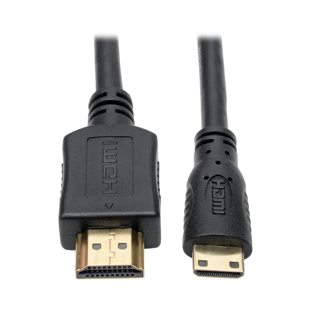 Tripp Lite Câble HDMI vers Mini HDMI haute vitesse avec Ethernet (M/M), 1 pi.