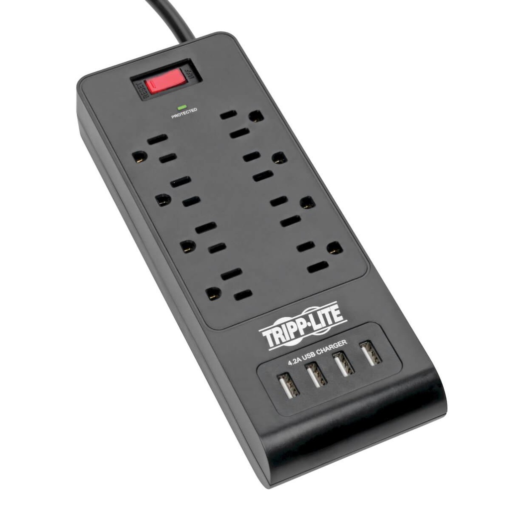 Tripp Lite TLP864USBB surge protector