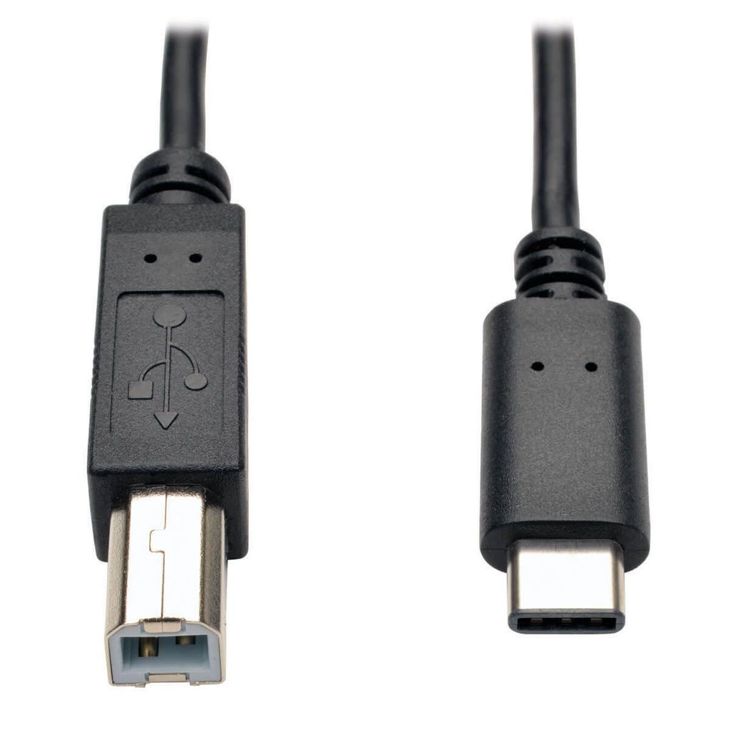 Tripp Lite USB-C to USB-B Cable - USB 2.0, (M/M), 6 ft. (1.83 m) (U040-006)