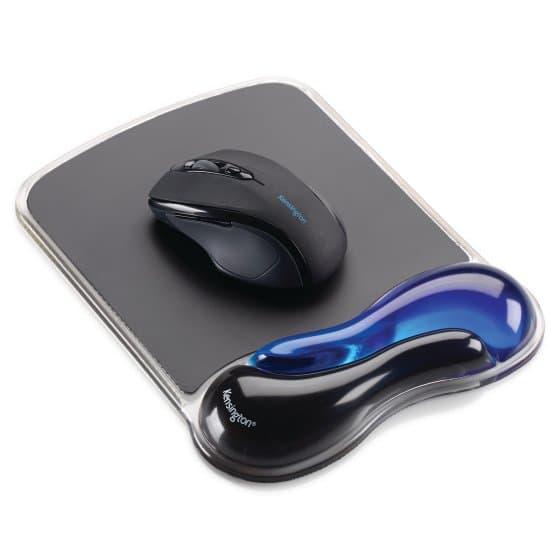 Kensington Duo Gel Mouse Pad Wrist Rest — Blue (K62401AM)