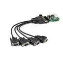 StarTech.com PEX4S953LP, PCIe, Série, PCIe 1.1, Vert, 214358 h, CE, FCC