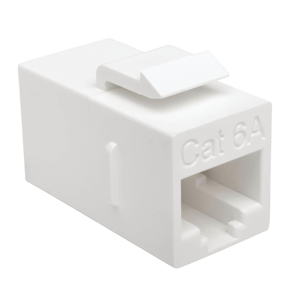 Tripp Lite Coupleur enfichable en ligne modulaire direct Cat6a, (RJ45 F/F), TAA