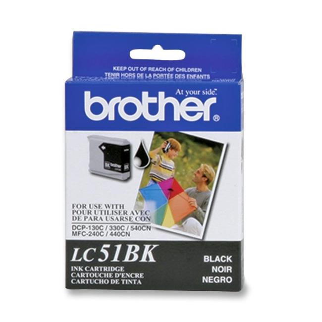 Brother Ink Cartridge, Balck, 500 Pages (LC51BKS)