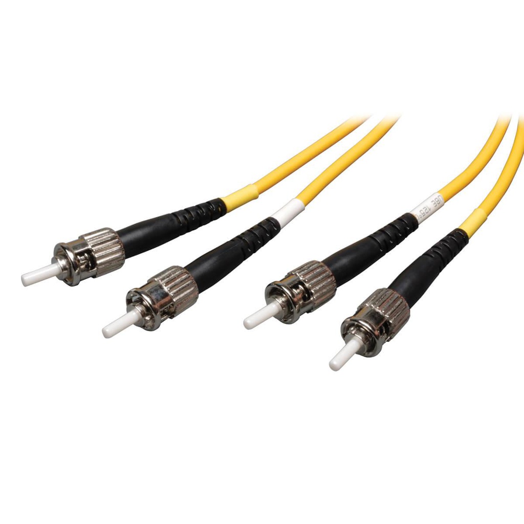 Tripp Lite Duplex Singlemode 9/125 Fiber Patch Cable (ST/ST), 1M (3 ft.)