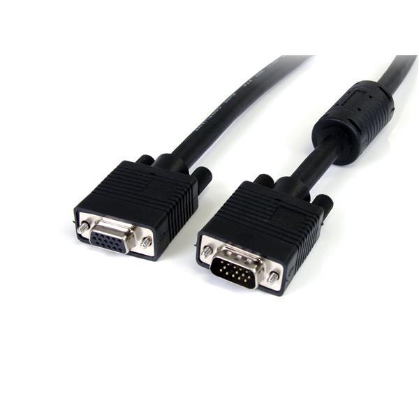 StarTech.com 15 ft Coax VGA Monitor Extension Cable - HD15 M/F (MXT105HQ)