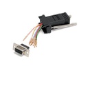 StarTech.com Adaptateur modulaire DB9 vers RJ45 - F/F - Noir, DB-9, RJ-45, Noir