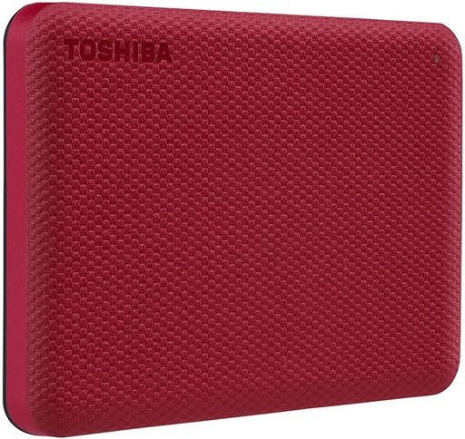 Toshiba 4 TB, USB 3.0, 5 Gb/s, 78 x 109 x 19.5 mm, 217.5 g, Red (HDTCA40XR3CA)