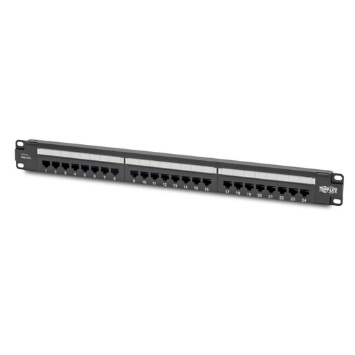 Tripp Lite N052-P24, RJ-45, Cat5e, Noir, Montage de rack, 1U, 110 V