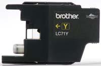 Brother LC71Y, 300p, Yellow (LC71YS)
