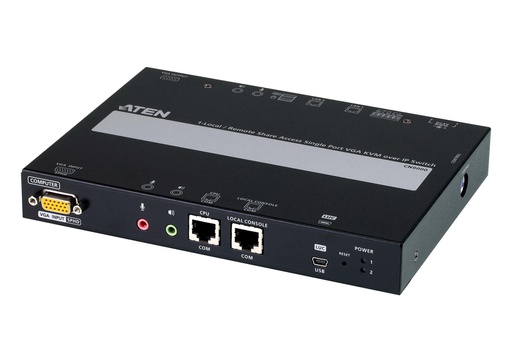 ATEN 1-Local/Remote Share Access Single Port VGA KVM over IP Switch (CN9000)