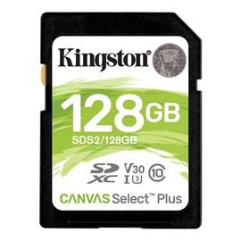 Kingston Technology 128 GB, exFAT, Class 10, UHS-I, 3.3 V (SDS2/128GB)