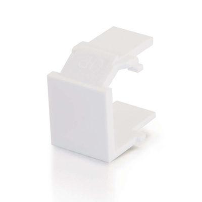 C2G Module Keystone vierge encliquetable blanc (03820)