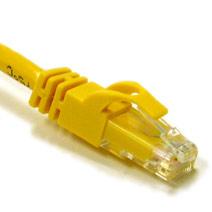 C2G 7ft Cat6 550MHz Snagless Patch Cable Yellow (27192)