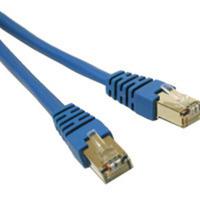 C2G 7ft Shielded Cat5E Molded Patch Cable Blue (27251)