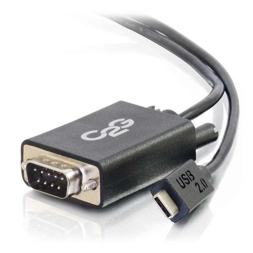 C2G USB 2.0 USB-C to DB9 Serial RS232 Adapter Cable (29470)