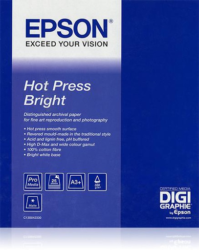 Epson Pap Hot Press Bright 60" (1.524x15.2m) 300g (S042336)